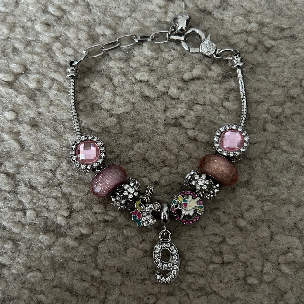 FREE WITH PURCHASE - Charm Bracelet for 9 year old!